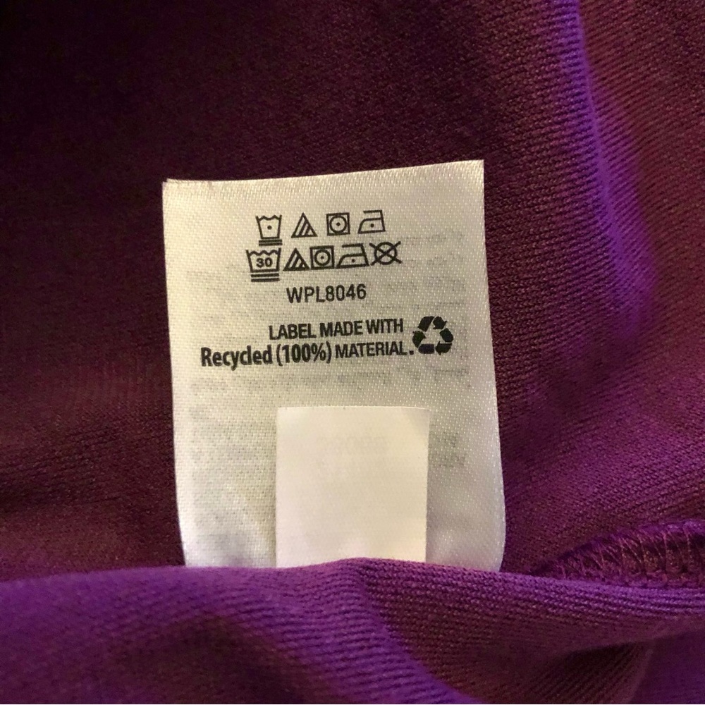 Alfani Velvet Pullover Hoodie Purple XS NWT - Picture 11 of 12